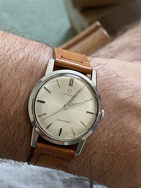 restored omega seamaster|omega seamaster vintage 1960 model.